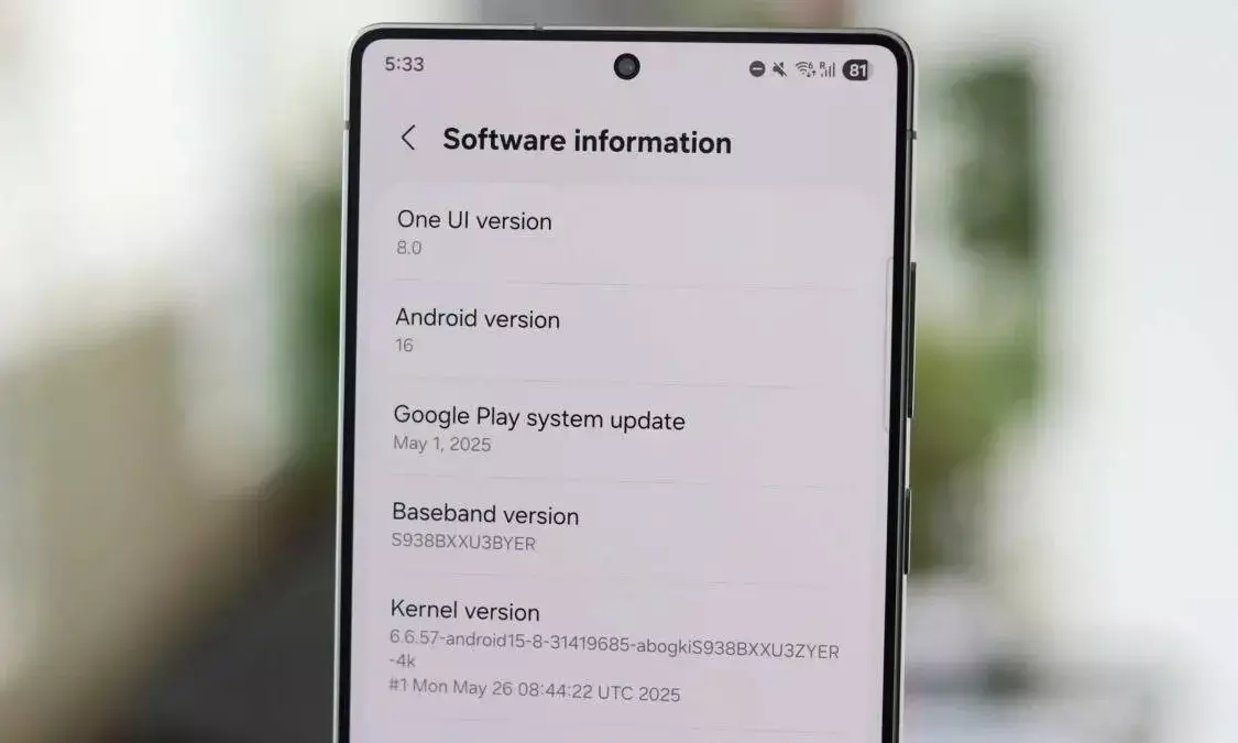Galaxy S25 One UI 8 Update May Have Already Gone Stable