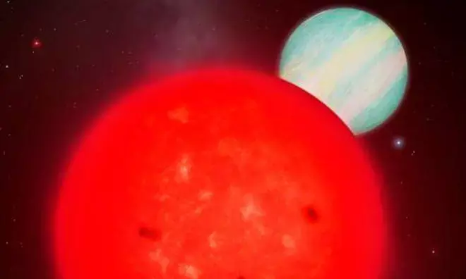 Giant Planet Orbiting Small Star Challenges Planet Formation Theories