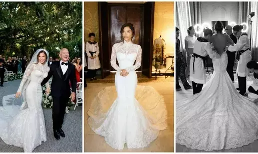 Lauren Sanchez Weds Jeff Bezos in Italy Wearing a Classic Dolce & Gabbana Gown That Took 900+ Hours to Make Lauren Sanchez Weds Jeff Bezos in Italy Wearing a Classic Dolce & Gabbana Gown That Took 900+ Hours to Make