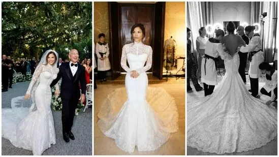 Lauren Sanchez Weds Jeff Bezos in Italy Wearing a Classic Dolce & Gabbana Gown That Took 900+ Hours to Make Lauren Sanchez Weds Jeff Bezos in Italy Wearing a Classic Dolce & Gabbana Gown That Took 900+ Hours to Make