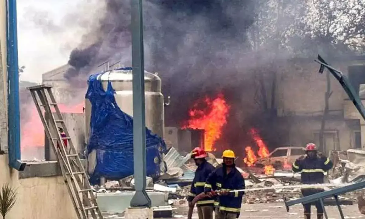 Devastating Blast Rocks Hyderabad Chemical Plant: 15 Dead, Dozens Injured in Tragic Accident