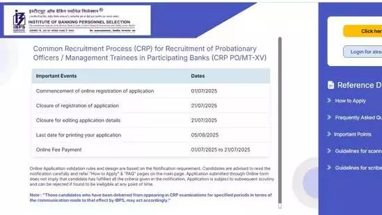 IBPS PO 2025 Registration Opens for 5,208 Vacancies — Apply Now IBPS PO 2025 Registration Opens for 5,208 Vacancies — Apply Now