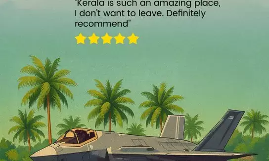 British F-35 Fighter Jet Becomes Star of Kerala Tourism After Emergency Landing