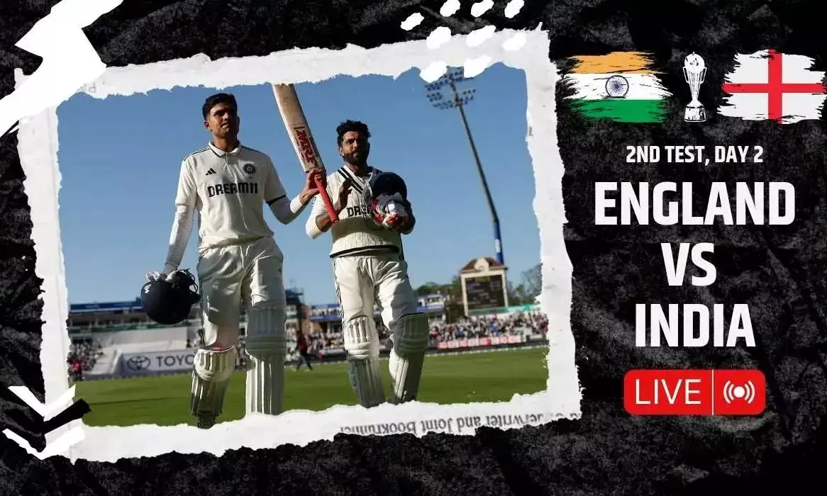 India vs England 2nd Test Day 2 Highlights: Gill-Jadeja Century Stand Puts India in Command India vs England 2nd Test Day 2 Highlights: Gill-Jadeja Century Stand Puts India in Command