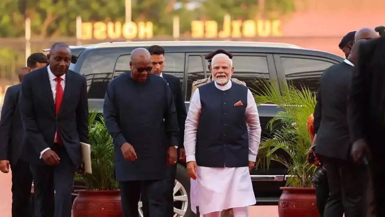 PM Modis Landmark Ghana Visit: Forging New Frontiers in Trade, Tech & Security PM Modis Landmark Ghana Visit: Forging New Frontiers in Trade, Tech & Security