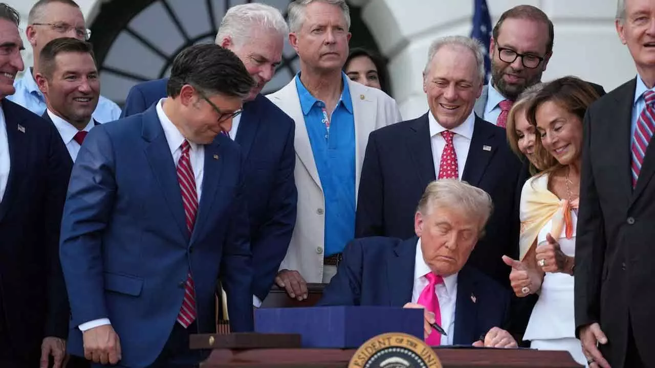 Trumps Fourth of July Triumph: Big Beautiful Bill Signed Amidst Fanfare Trumps Fourth of July Triumph: Big Beautiful Bill Signed Amidst Fanfare