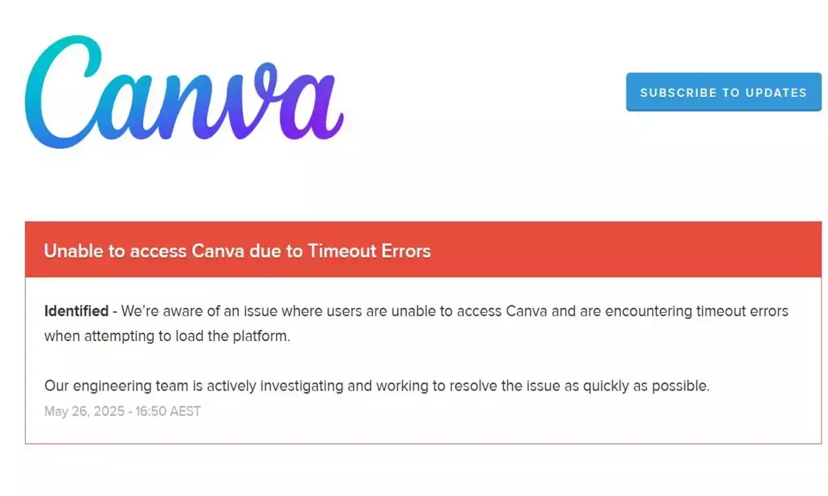 Canva Down Again: Users Face Issues Accessing Design App for Photo, Video Editing on July 8