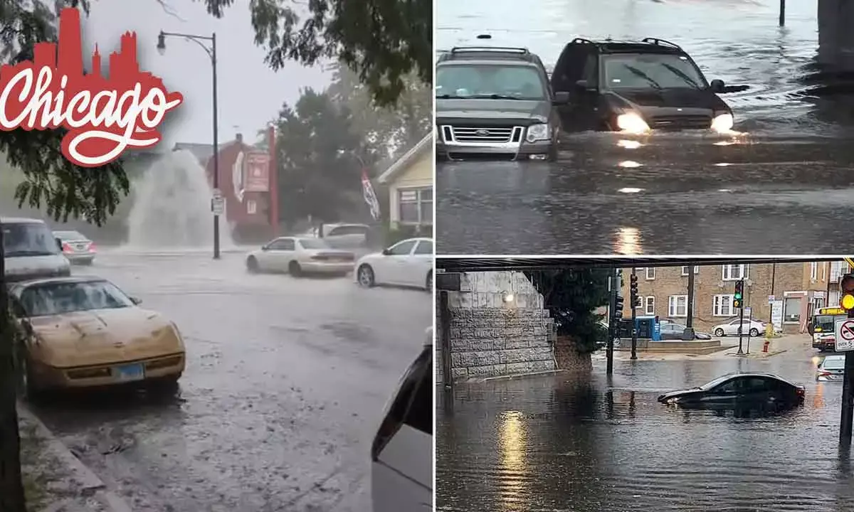 Chicago Under Siege: Dangerous Flash Floods Submerge City Amid Relentless Downpour