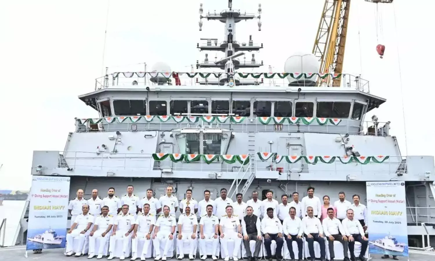 Rajnath Singh to attend DSV Nistar commissioning on July 18