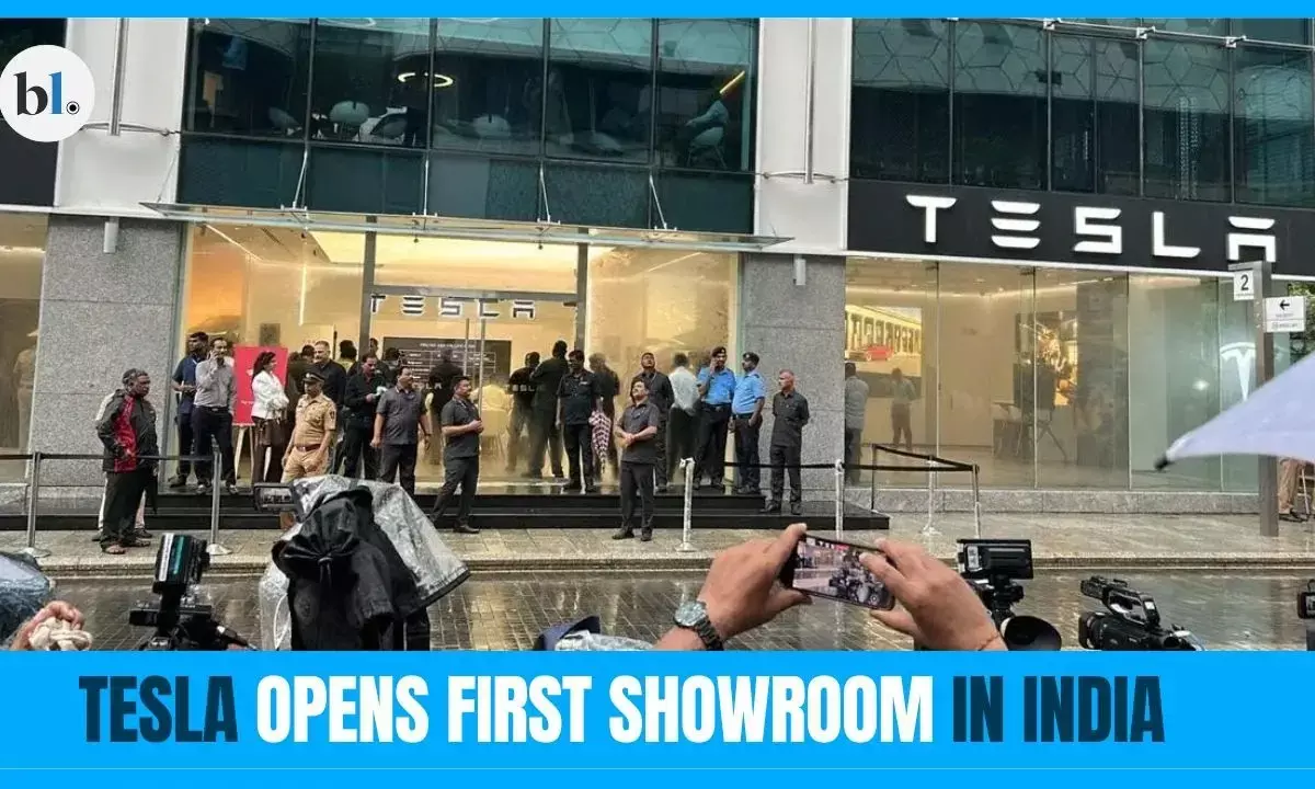 Tesla Opens First Showroom in India at Mumbai’s BKC: Check Model Y Price, Features, Top Speed & Launch Timeline
