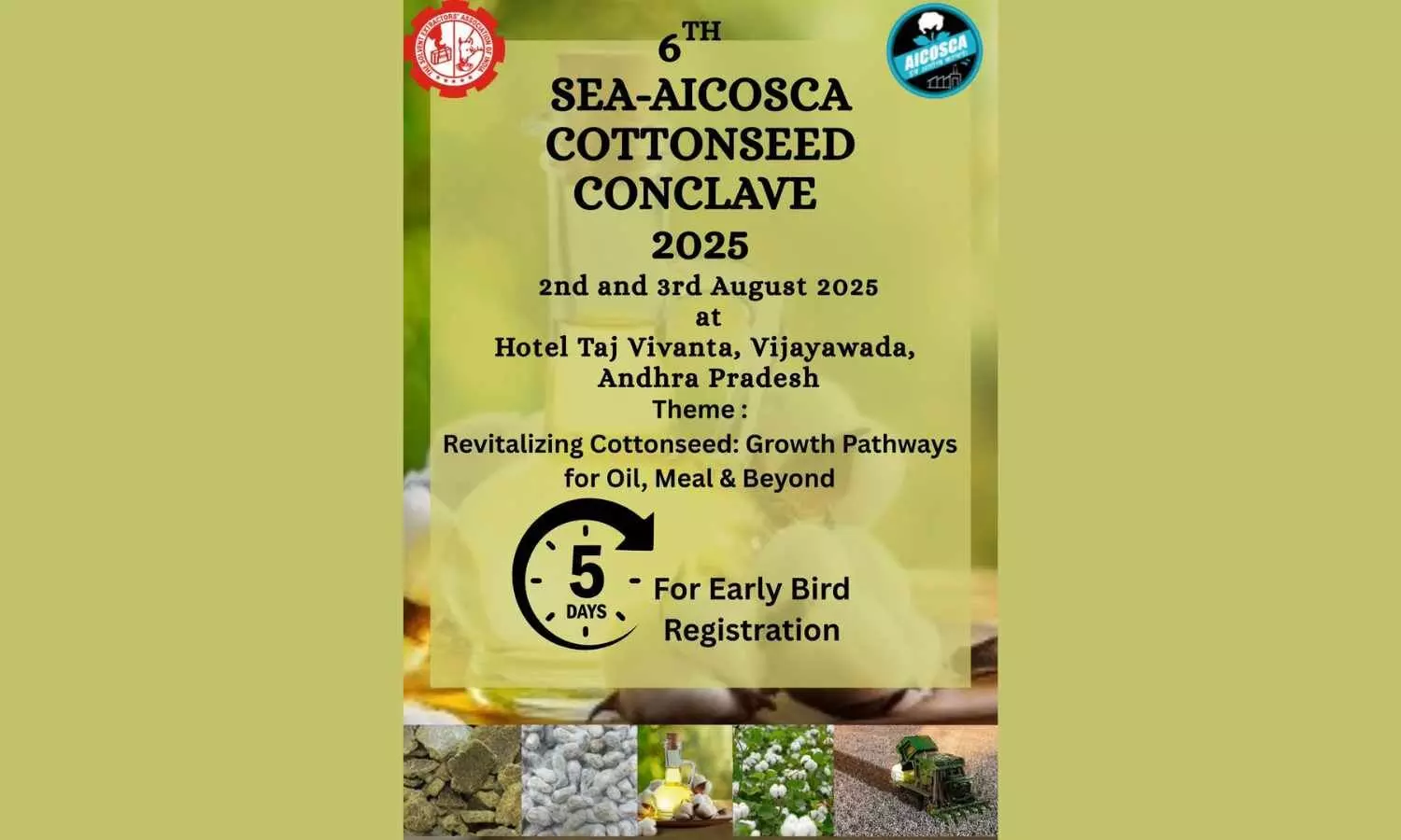 Vijayawada to host 6th cottonseed, oil and meal conclave Vijayawada to host 6th cottonseed, oil and meal conclave