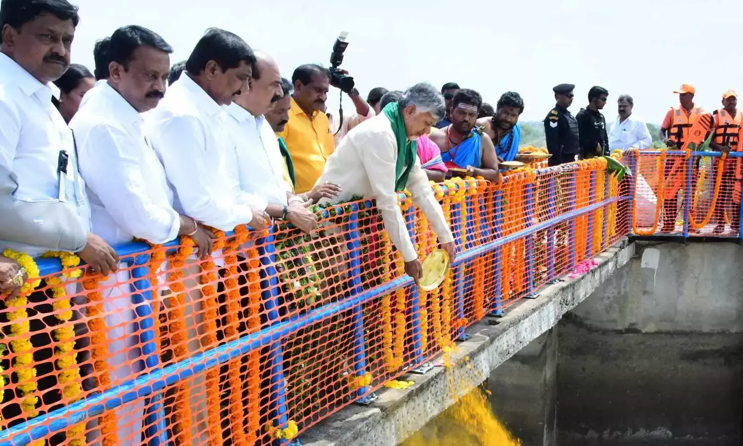 CM releases water from HNSS project