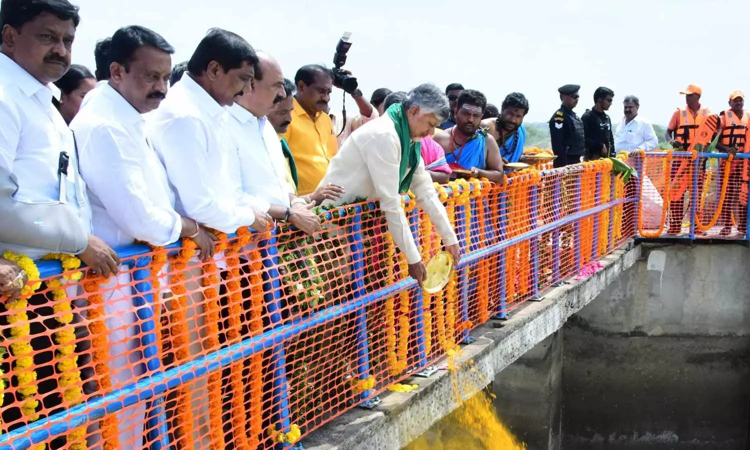 CM releases water from HNSS project