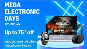 Amazon Mega Electronic Days 2025: Top 10 Gadget Deals You Can’t Miss – Up to 60% Off on Laptops, Tablets & More Amazon Mega Electronic Days 2025: Top 10 Gadget Deals You Can’t Miss – Up to 60% Off on Laptops, Tablets & More