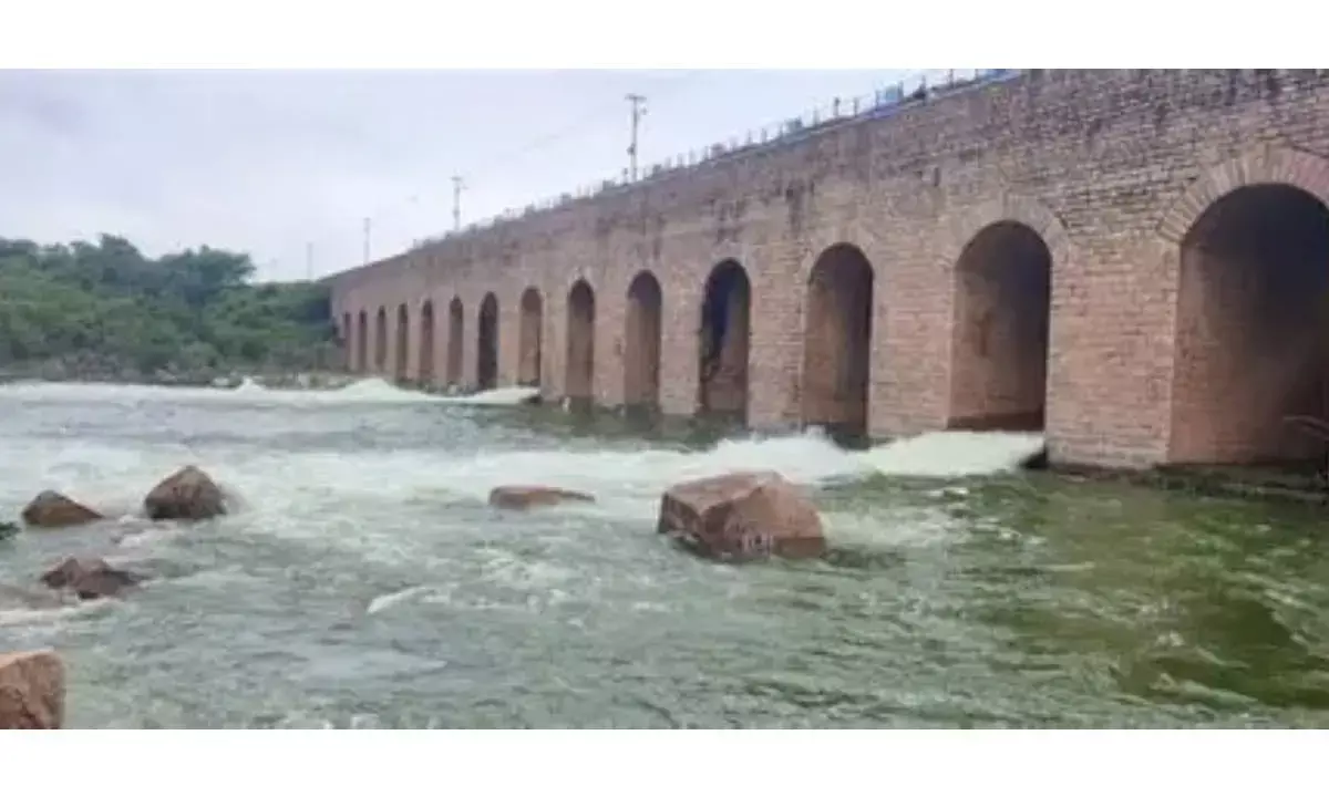 Heavy Rains Trigger Fresh Inflows into Hyderabad’s Osmansagar & Himayatsagar Reservoirs