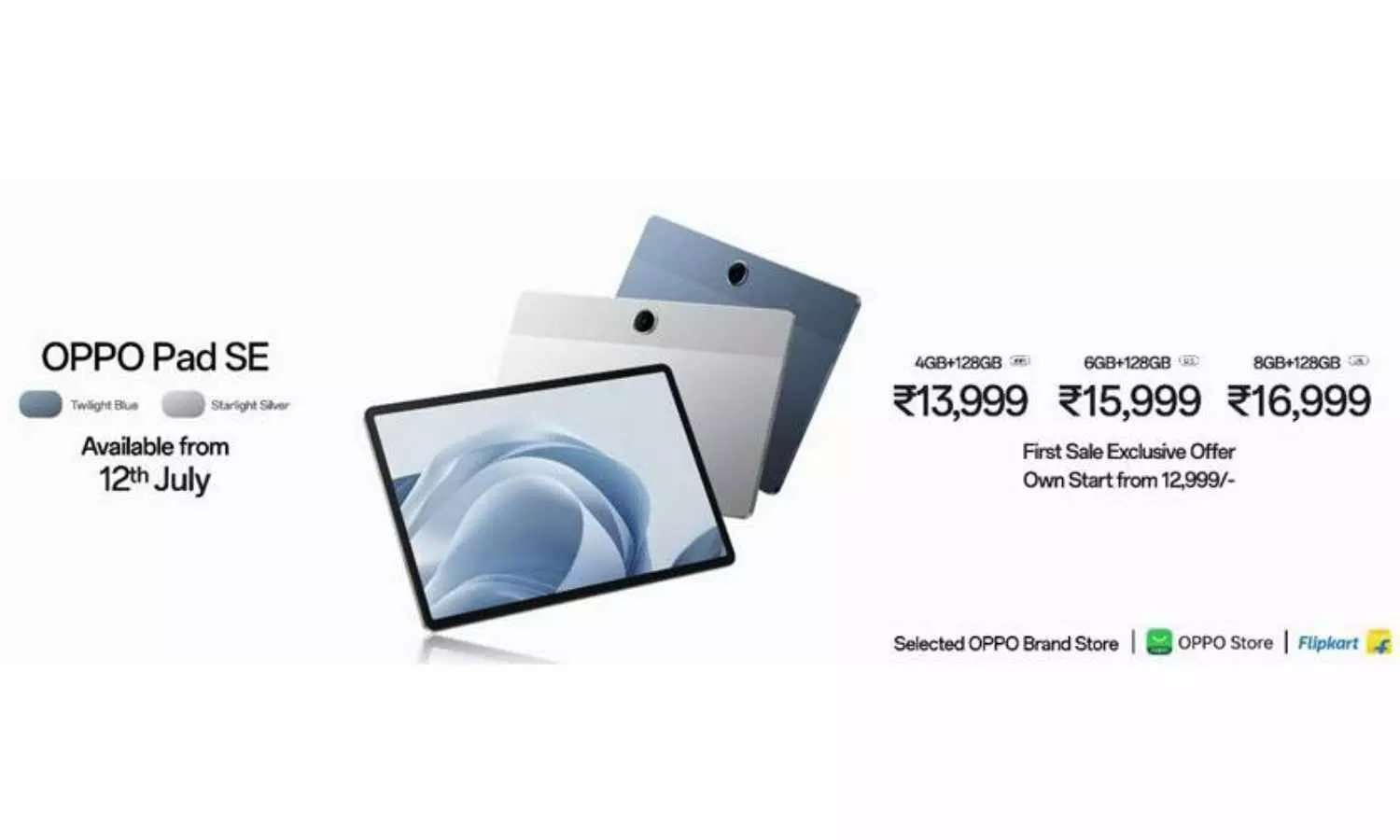 OPPO Pad SE officially on sale since July 12 OPPO Pad SE officially on sale since July 12