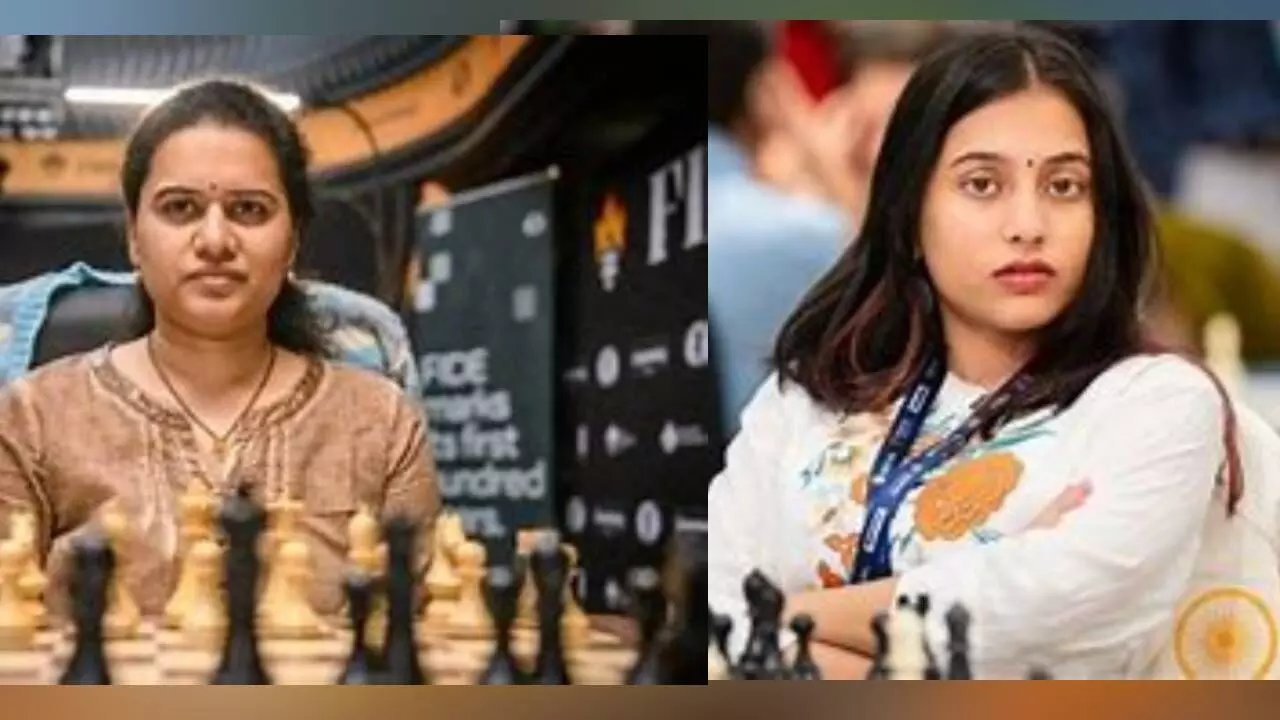 Indian Chess Power: Divya Deshmukh & Koneru Humpy Secure Draws in Womens World Cup Semifinal Game 1