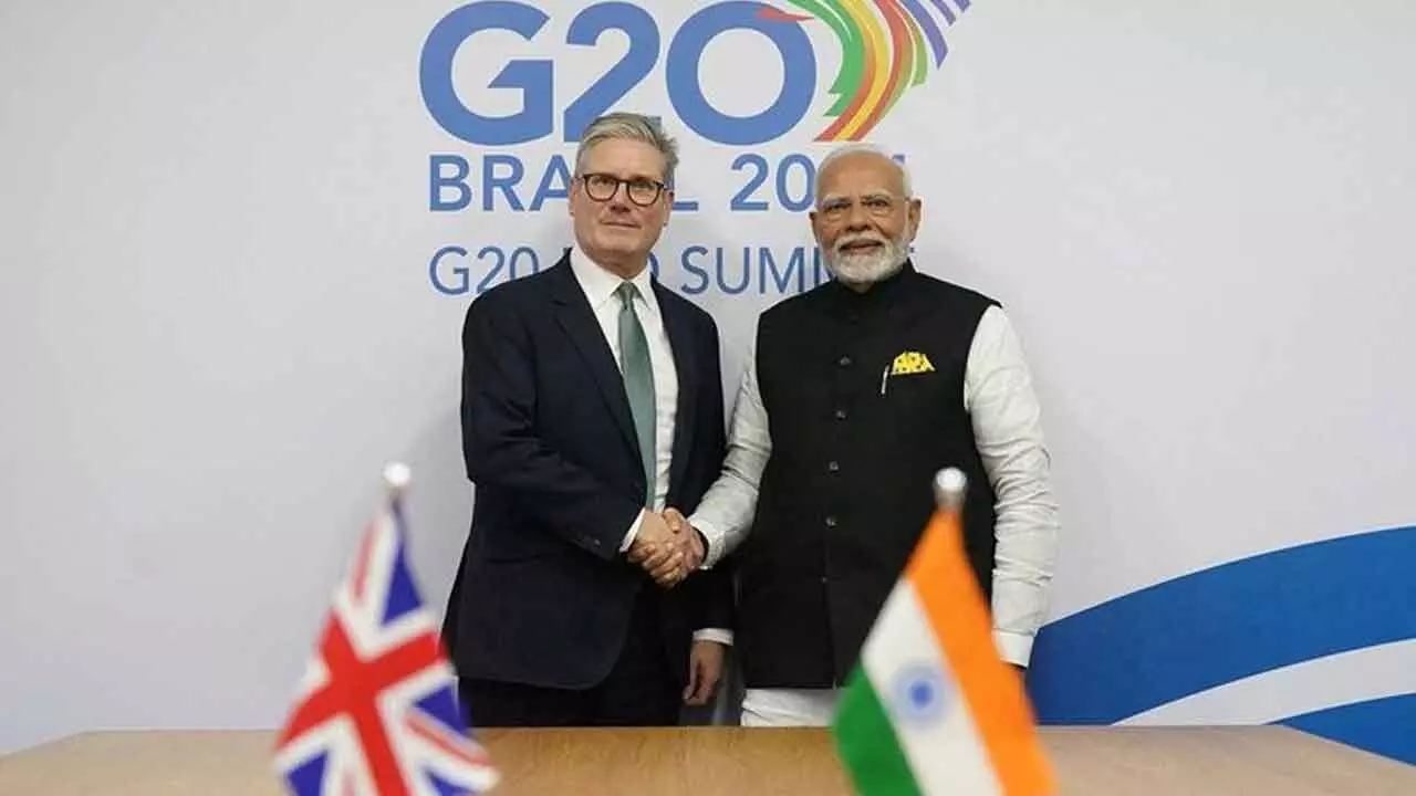 India-UK Seal Landmark Free Trade Deal, Target $120 Billion Trade by 2030 India-UK Seal Landmark Free Trade Deal, Target $120 Billion Trade by 2030