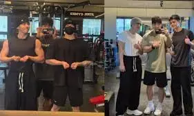 Secrets of BTS’ LA Life Revealed: V Hits the Gym, Ma Sun Ho Says Jungkook is ‘Almost a Bodybuilder’ Secrets of BTS’ LA Life Revealed: V Hits the Gym, Ma Sun Ho Says Jungkook is ‘Almost a Bodybuilder’