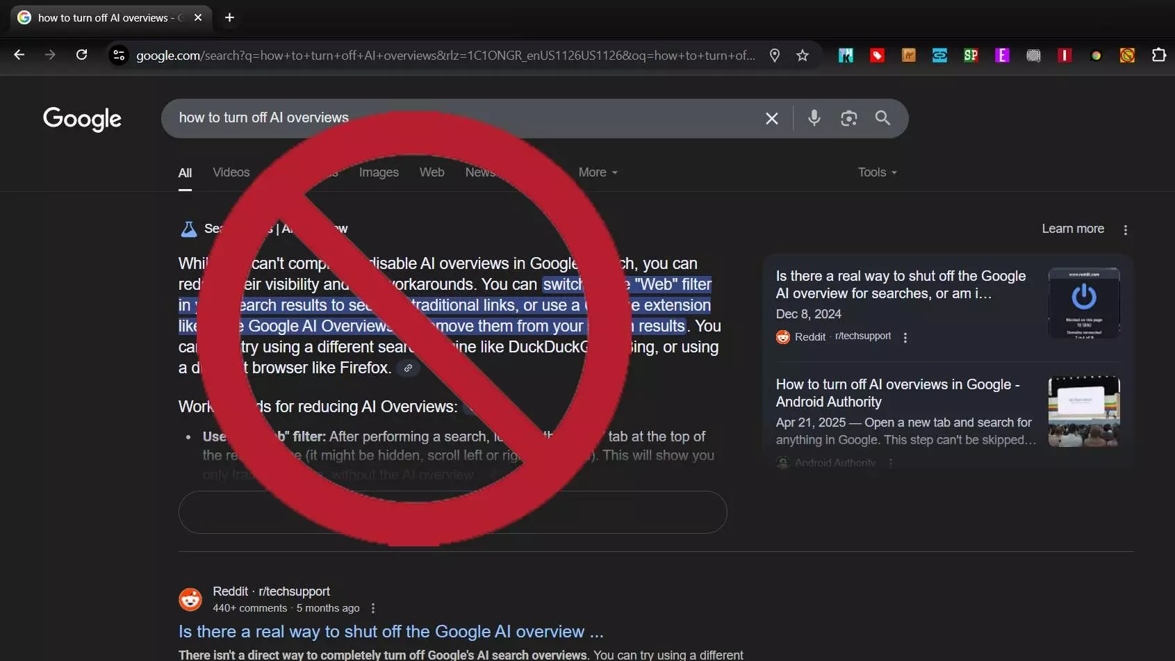 Google Search Dominated by AI? Heres How to Disable AI Overviews and Use Classic View