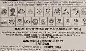 CAT 2025 Notification Released at iimcat.ac.in: Key Dates, Registration Process, and Details