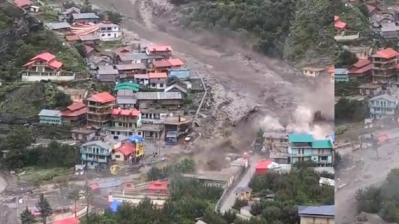 Cloudburst Triggers Devastating Flash Floods in Uttarkashi’s Dharali Village; At Least 4 Dead, Dozens Missing