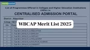 WBCAP Merit List 2025: Phase 1 Seat Allotment Out Today at wbcap.in – Check Steps and Next Steps WBCAP Merit List 2025: Phase 1 Seat Allotment Out Today at wbcap.in – Check Steps and Next Steps