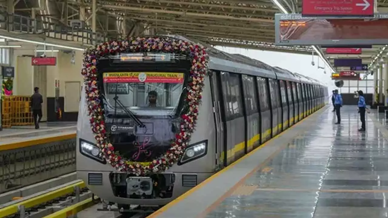 Bengaluru Metro Yellow Line Starts Today, Connecting RV Road to Electronics City Bengaluru Metro Yellow Line Starts Today, Connecting RV Road to Electronics City