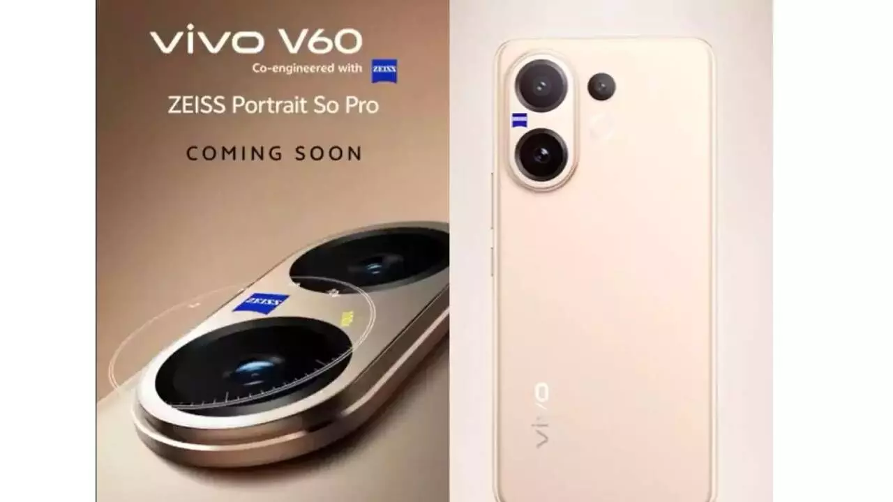 “Vivo V60 5G Launched in India at ₹36,999: AMOLED Display, Zeiss Triple Cameras & 6,500 mAh Battery” “Vivo V60 5G Launched in India at ₹36,999: AMOLED Display, Zeiss Triple Cameras & 6,500 mAh Battery”