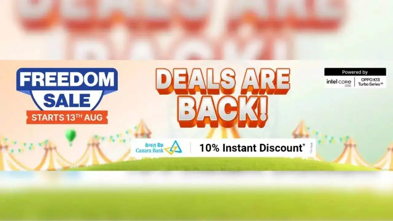 “Flipkart Independence Day Sale 2025 (Aug 13–17): 10% Off with Canara Bank + Major Smartphone & Electronics Deals” “Flipkart Independence Day Sale 2025 (Aug 13–17): 10% Off with Canara Bank + Major Smartphone & Electronics Deals”
