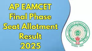 AP EAMCET Counselling 2025: Final Phase Seat Allotment Released — Check How to Download AP EAMCET Counselling 2025: Final Phase Seat Allotment Released — Check How to Download