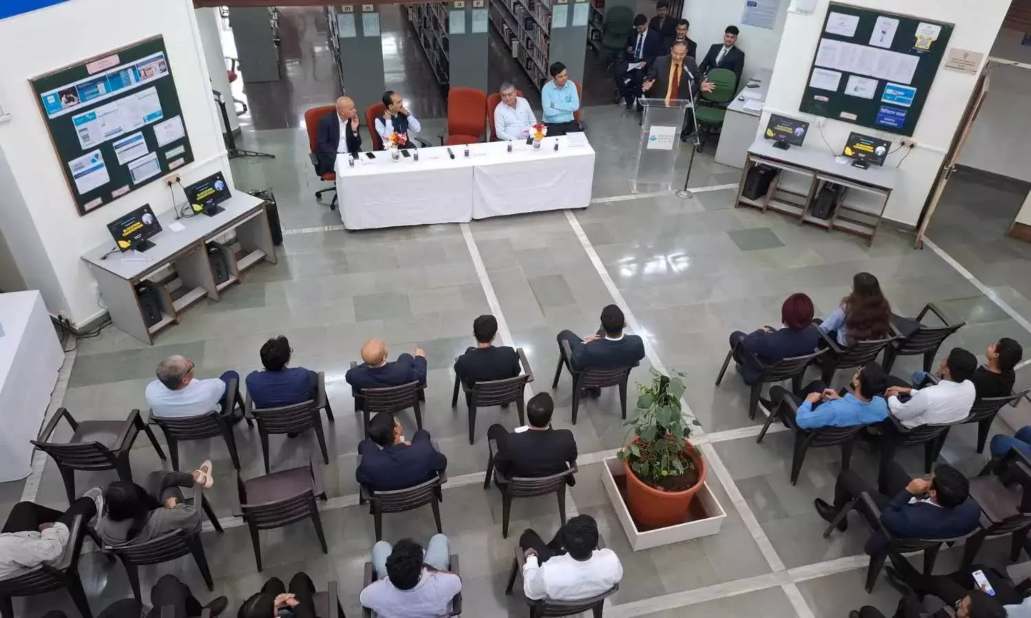 NIA Library hosts Elocution Competition on Librarian’s Day