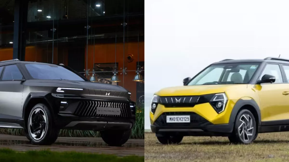 Mahindra Vision X Concept vs Mahindra XUV 3XO: Side-By-Side Comparison in Images