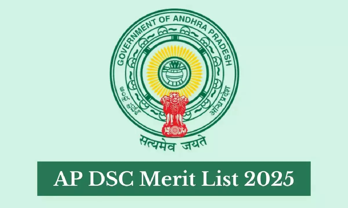 AP DSC Merit List 2025 Out Today at apdsc.apcfss.in – Download District-Wise PDF