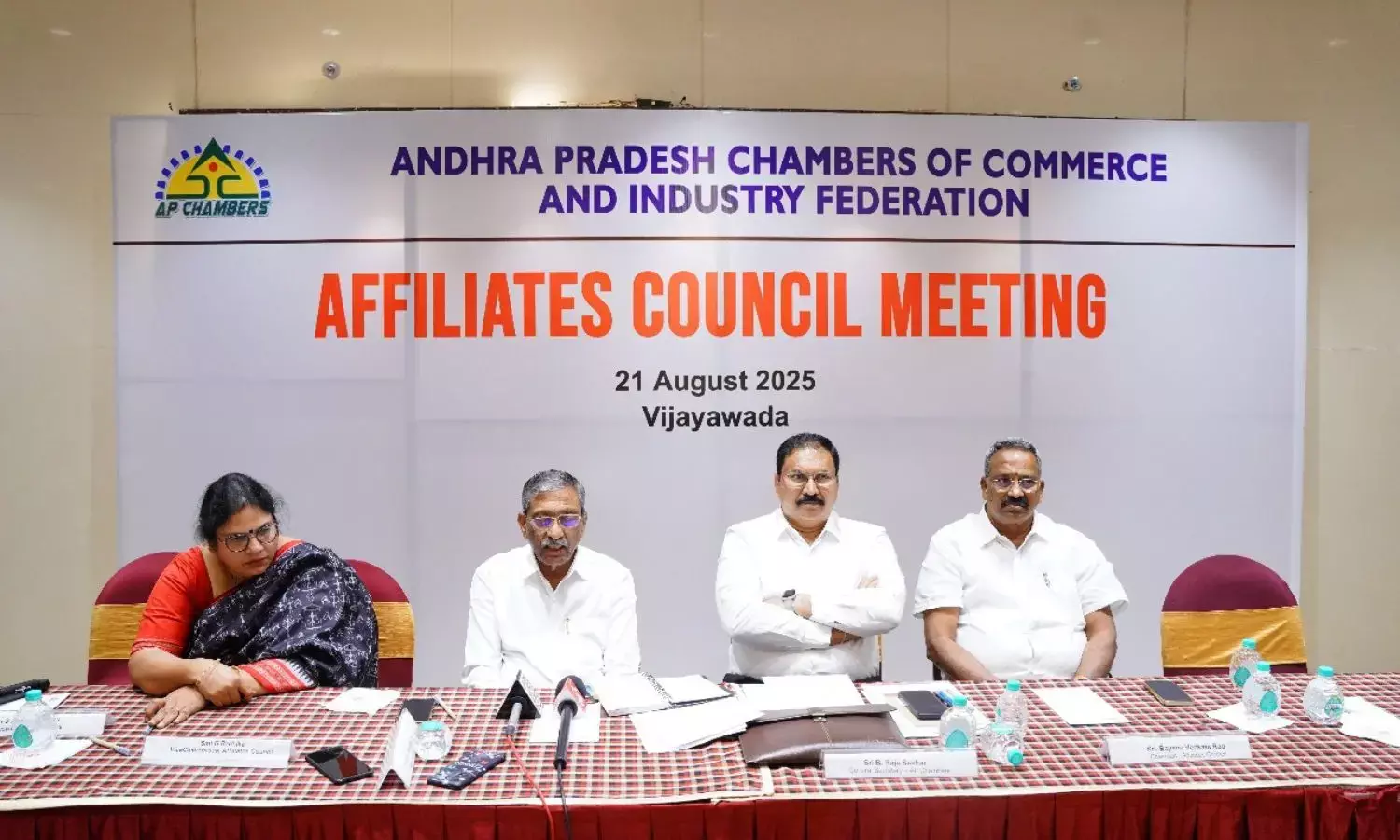 50% tariff by US hits exports by many sectors, says AP Chambers-AP Chambers organises a meeting with its affiliated associations