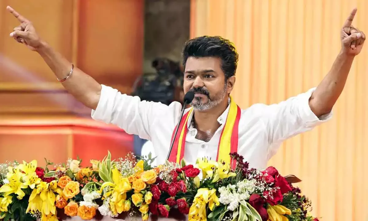 Actor Vijay Targets AIADMK, DMK; Pitches TVK as Key Rival in 2026 Tamil Nadu Elections