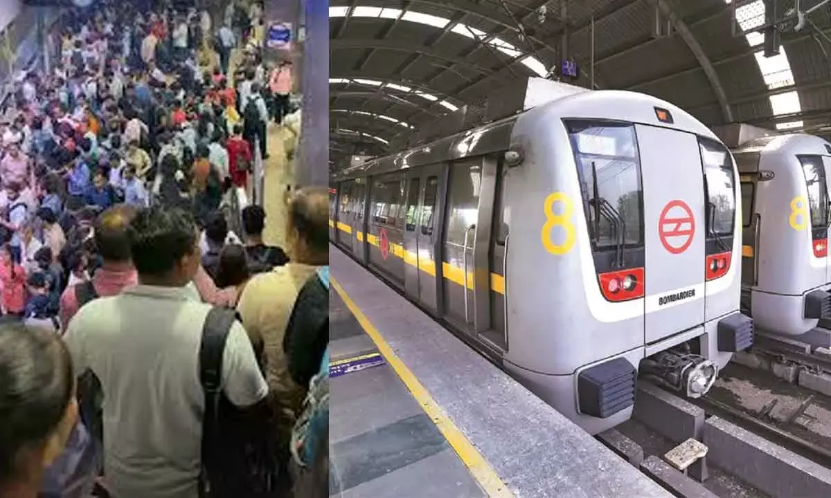 Delhi Metro Yellow Line Delayed: Peak-Hour Disruption Hits Thousands of Commuters