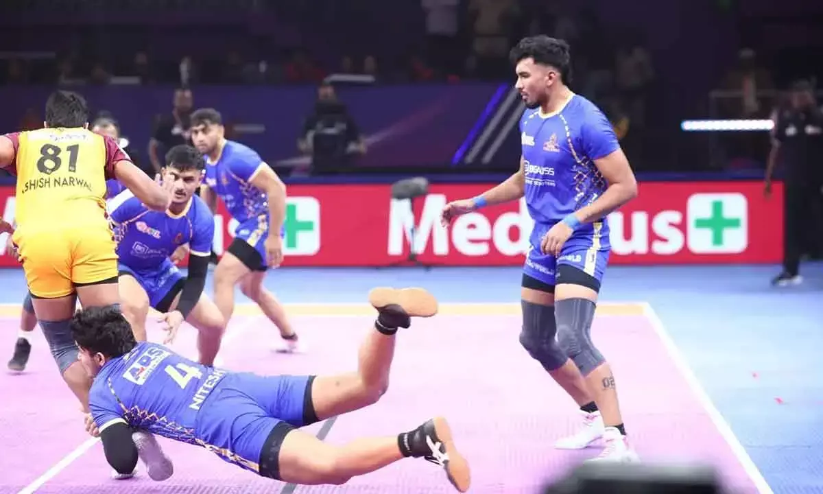 PKL Season 12 Opener: Tamil Thalaivas Edge Telugu Titans 38-35 in Vizag Thriller
