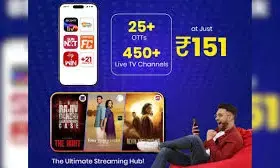 BSNL ₹151 Plan: Over 25 OTT Apps and 450 Live TV Channels Included