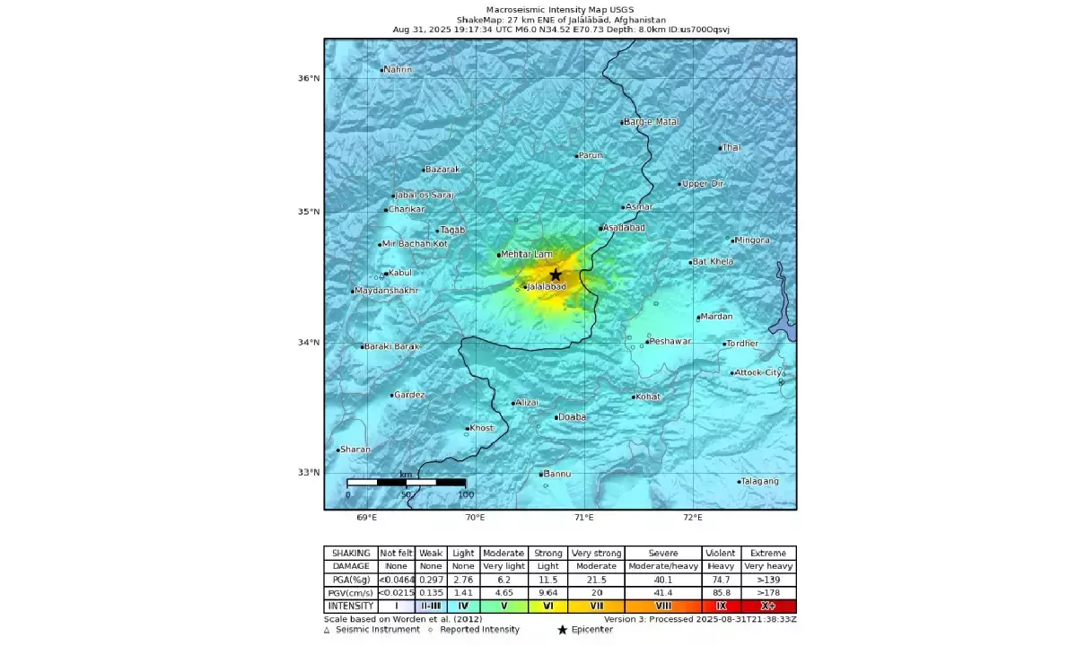 Devastating 6.0-Magnitude Quake in Eastern Afghanistan Leaves 800+ Dead, 2,800 Injured