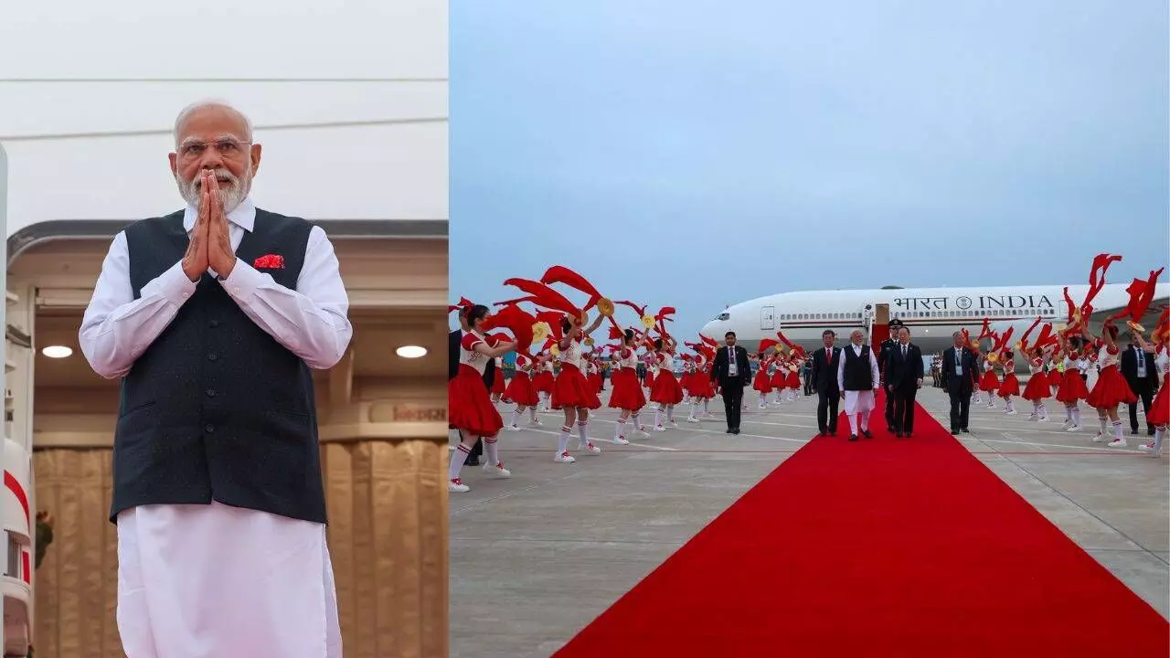 PM Modi Returns to New Delhi After Productive SCO Summit in China PM Modi Returns to New Delhi After Productive SCO Summit in China