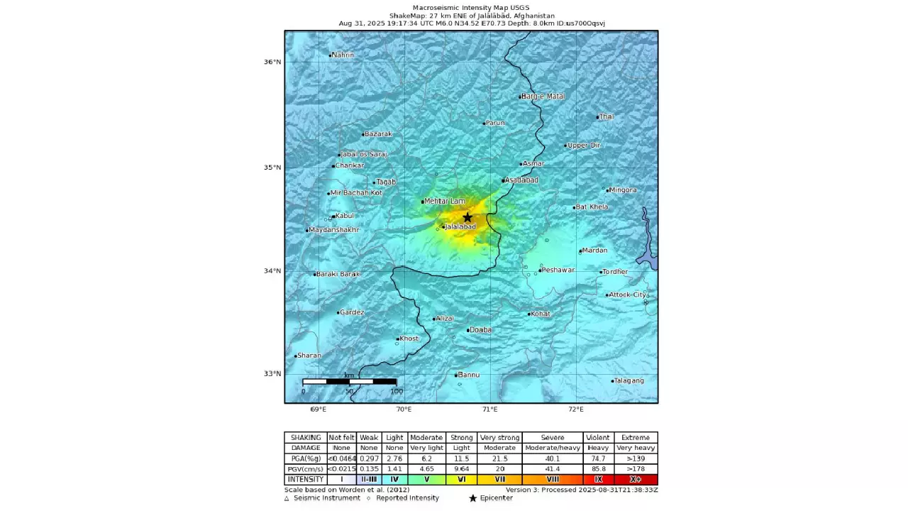 Devastating 6.0-Magnitude Quake in Eastern Afghanistan Leaves 800+ Dead, 2,800 Injured Devastating 6.0-Magnitude Quake in Eastern Afghanistan Leaves 800+ Dead, 2,800 Injured