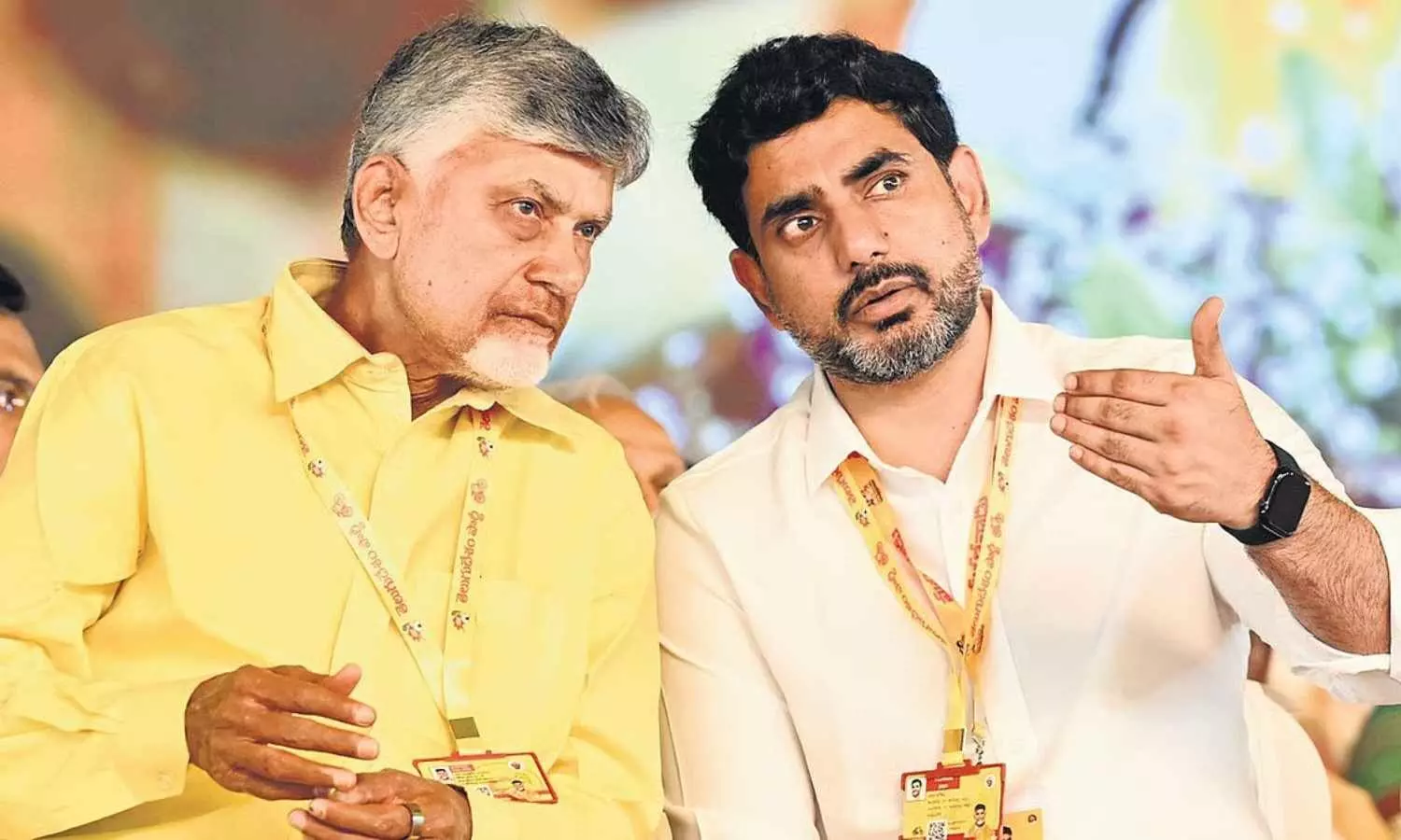Lokesh recalls Naidus contribution after becoming CM of undivided AP 30 years ago Lokesh recalls Naidus contribution after becoming CM of undivided AP 30 years ago
