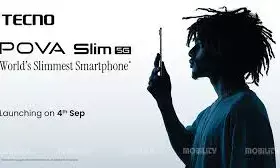 iPhone 17 Air Won’t Be the Only Slim Smartphone Launching This Month – Tecno to Unveil Pova Slim 5G on September 4
