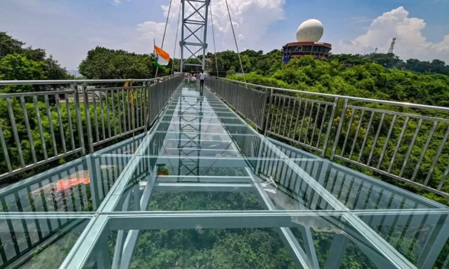 Indias largest glass sky bridge all set to become a added tourist attraction in Vizag