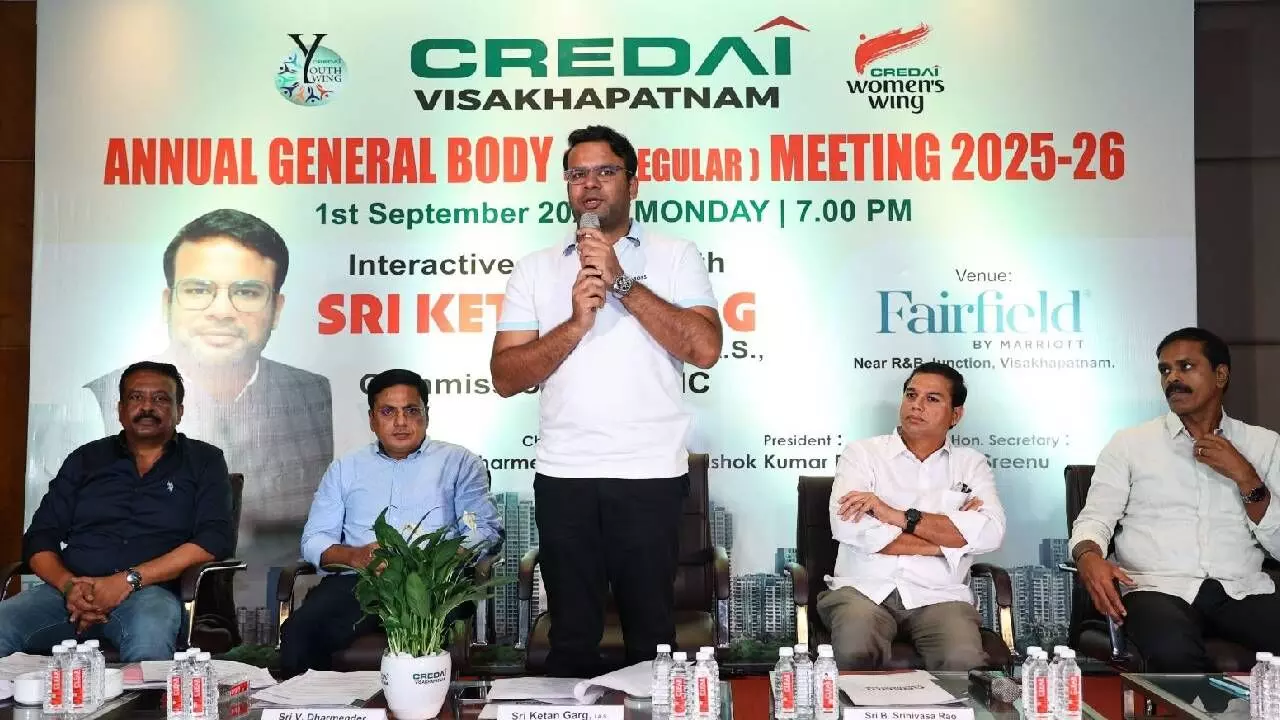 Credai Visakhapatnam chapter focuses on improving civic infra Credai Visakhapatnam chapter focuses on improving civic infra