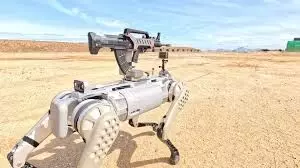 China Showcases Gun-Toting Robot ‘Wolves’ at Military Parade in Beijing China Showcases Gun-Toting Robot ‘Wolves’ at Military Parade in Beijing
