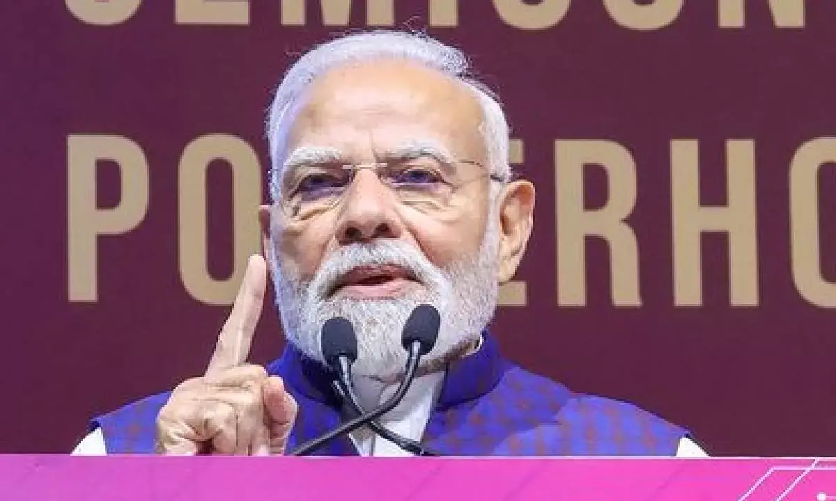 India emerging global semicon hub: PM