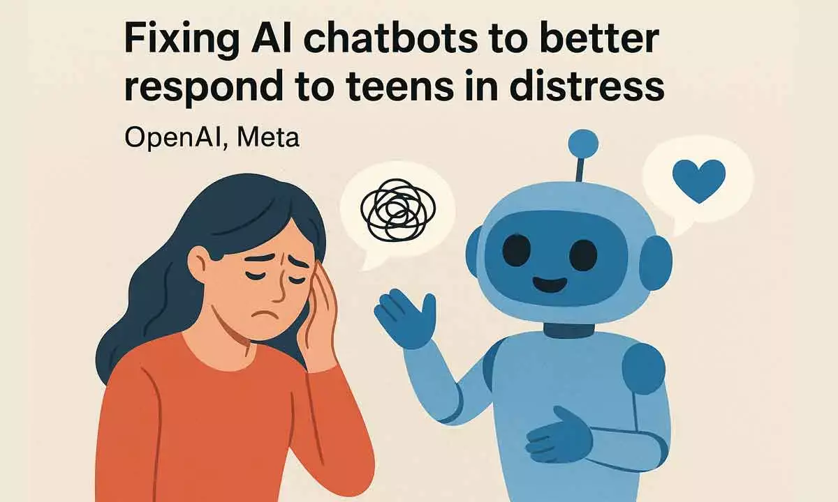 Fixing AI chatbots to better respond to teens in distress: OpenAI, Meta