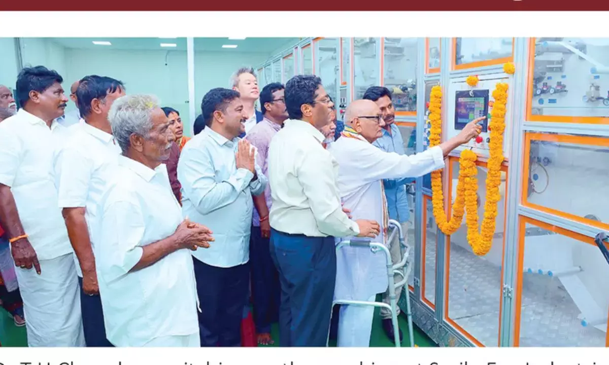 Telecom luminary inaugurates Smile Eco Industries at Sri City